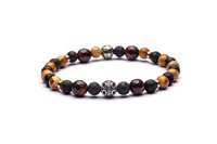 Armband Antracite Classic in Halbedelsteine C16 DON CHISCHIOTTE